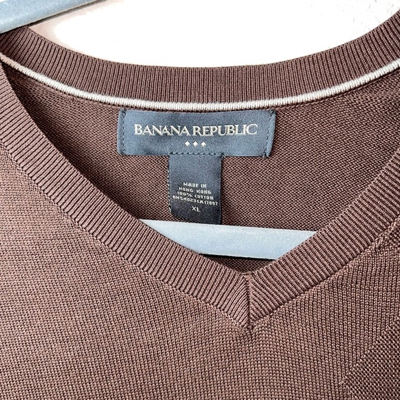 Banana Republic Sweater- Brown- Men Size XL - Picture 2 of 5